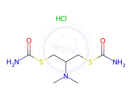 Chemical structure of Cartap hydrochloride