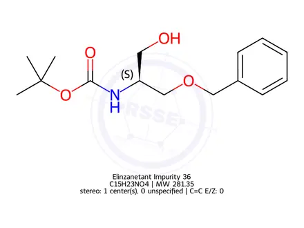 Chemical structure of tert-butyl (S)-(1-(benzyloxy)-3-hydroxypropan-2-yl)carbamate