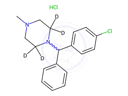 Chemical structure of Chlor Cyclizine-d4 Hydrochloride
