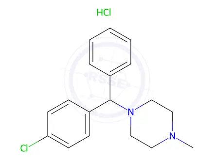 Chemical structure of Chlor Cyclizine Hydrochloride