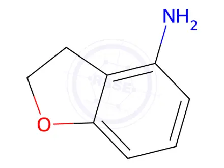 Chemical structure of 2,3-Dihydrobenzofuran-4-amine 4-methylbenzenesulfonate