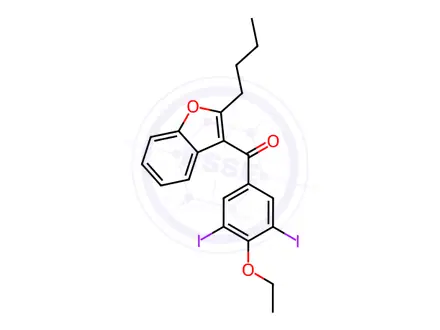Chemical structure of Amiodarone Impurity 2