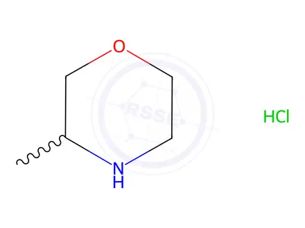 Chemical structure of 3-Methylmorpholine hydrochloride