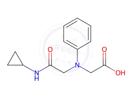 Chemical structure of [[2-(Cyclopropylamino)-2-oxoethyl](phenyl)amino]-acetic acid
