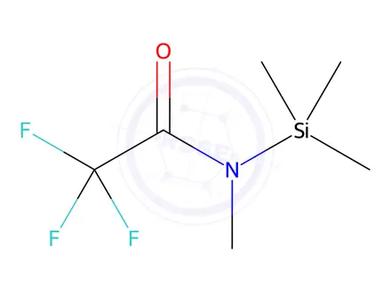 Chemical structure of N-Methyl-N-(trimethylsilyl) trifluoroacetamide