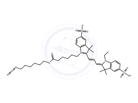 Chemical structure of Indocyanine Green Impurity 86 (Mixture of E/Z-isomers)