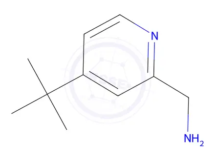 Chemical structure of (4-(Tert-butyl)pyridin-2-yl)methanamine