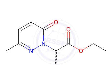 Chemical structure of Ethyl 2-(3-methyl-6-oxopyridazin-1(6H)-yl)propanoate