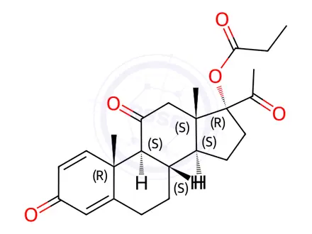Chemical structure of Prednisolone Impurity 151
