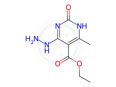 Chemical structure of Ethyl 4-hydrazinyl-2-hydroxy-6-methylpyrimidine-5-carboxylate
