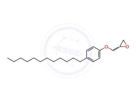 Chemical structure of [(p-dodecylphenoxy)methyl]oxirane