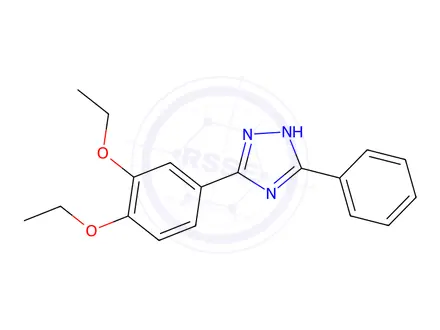 Chemical structure of 5-(3,4-Diethoxyphenyl)-3-phenyl-1H-1,2,4-triazole