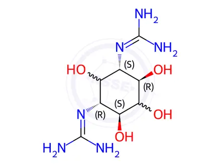 Chemical structure of Dihydrostreptomycin Sulfate Impurity A (Streptidine)