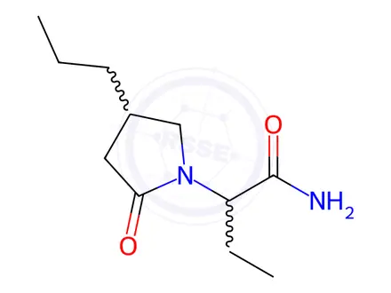 Chemical structure of Brivaracetam (Racemic mixture)