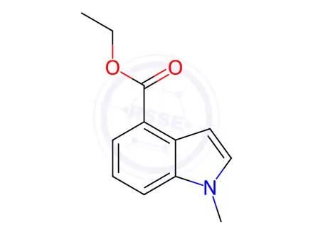Chemical structure of Ethyl 1-methyl-1H-indole-4-carboxylate