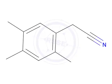 Chemical structure of 2-(2,4,5-Trimethylphenyl)acetonitrile