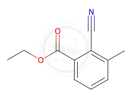 Chemical structure of Ethyl 2-cyano-3-methylbenzoate