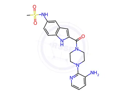 Chemical structure of Delavirdine Impurity 9