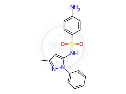 Chemical structure of Sulfapyrazole