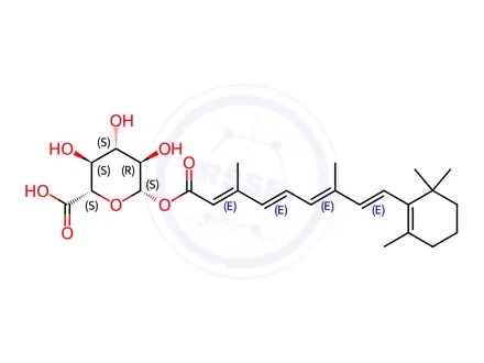 Chemical structure of Tretinoin Glucuronide