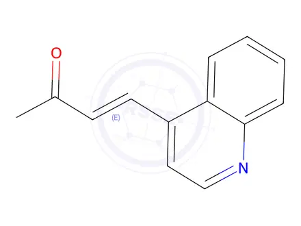 Chemical structure of 4-(Quinolin-4-yl)but-3-en-2-one