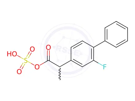 Chemical structure of Flurbiprofen Sulfate