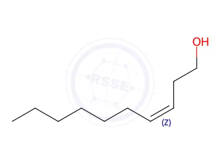 Chemical structure of Hexanal Impurity 70