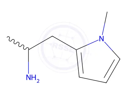 Chemical structure of 1-(1-Methyl-1h-pyrrol-2-yl)propan-2-amine