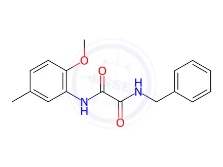 Chemical structure of N1-benzyl-N2-(2-methoxy-5-methylphenyl)oxalamide