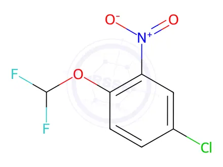 Chemical structure of 4-chloro-1-(difluoromethoxy)-2-nitrobenzene