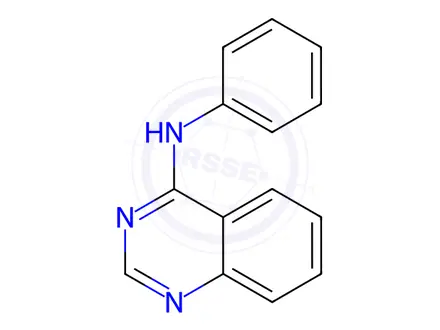 Chemical structure of N-PHENYL-4-QUINAZOLINAMINE