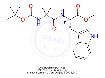 Chemical structure of Anamorelin Impurity 26