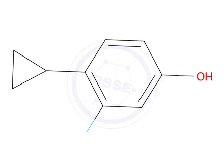 Chemical structure of 4-Cyclopropyl-3-fluorophenol