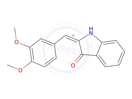 Chemical structure of 2-(3,4-Dimethoxybenzylidene)indolin-3-one
