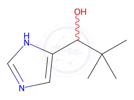 Chemical structure of 1-(1H-Imidazol-5-yl)-2,2-dimethylpropan-1-ol