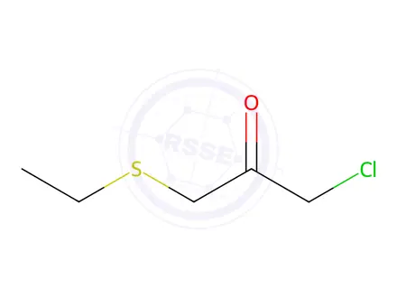 Chemical structure of 2-Propanone, 1-chloro-3-(ethylthio)-