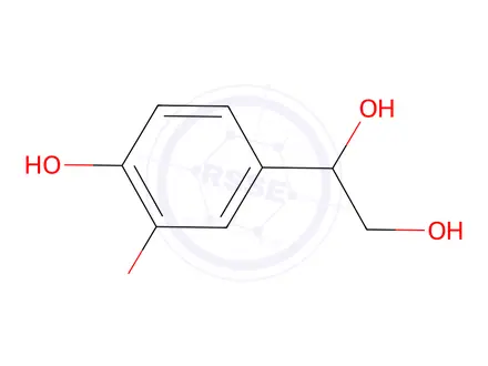 Chemical structure of DL-3,4-DIHYDROXYPHENYL GLYCOL