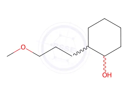 Chemical structure of 2-(3-Methoxypropyl)cyclohexan-1-ol
