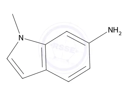 Chemical structure of 6-Amino-1-methylindole