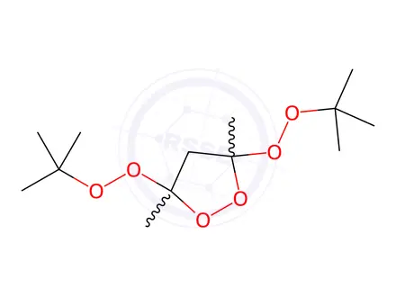 Chemical structure of 3,5-bis[(tert-butyl)dioxy]-3,5-dimethyl-1,2-dioxolane