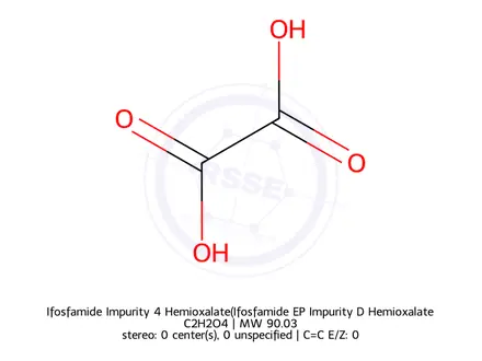 Chemical structure of Ifosfamide Impurity 4 Hemioxalate(Ifosfamide EP Impurity D Hemioxalate)