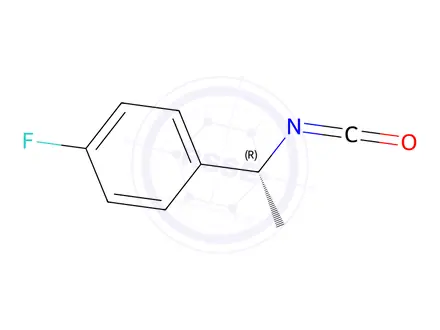 Chemical structure of (R)-1-Fluoro-4-(1-isocyanatoethyl)benzene