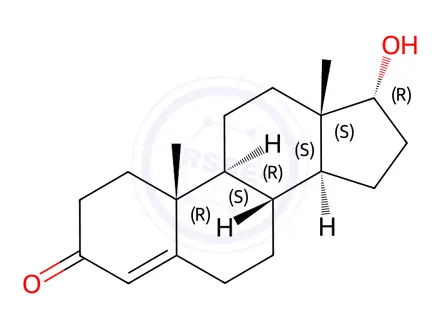 Chemical structure of Epitestosterone