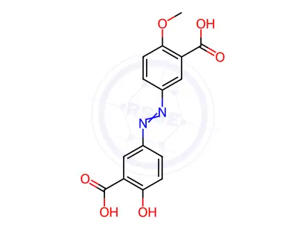 Chemical structure of Olsalazine EP Impurity A
