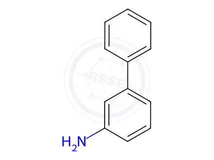 Chemical structure of 3-Aminobiphenyl