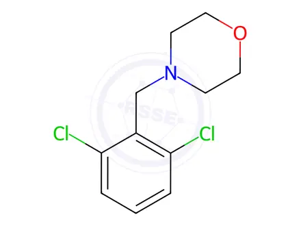 Chemical structure of Morpholine, 4-[(2,6-dichlorophenyl)methyl]-
