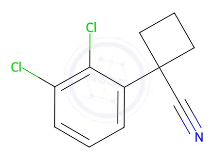 Chemical structure of 1-(2,3-Dichlorophenyl)cyclobutanecarbonitrile
