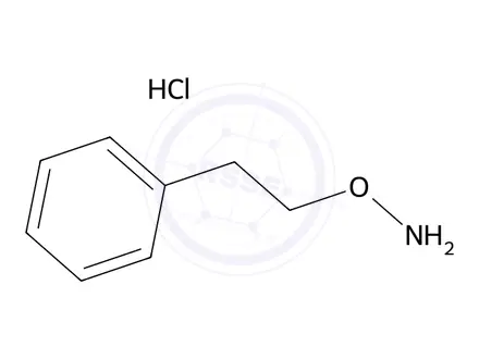 Chemical structure of O-phenethylhydroxylamine hydrochloride