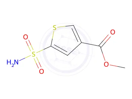 Chemical structure of Methyl 5-sulfamoylthiophene-3-carboxylate