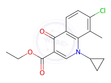 Chemical structure of Ozenoxacin Impurity 118